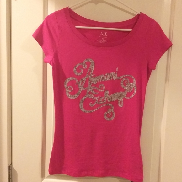BN with Tags Armani T Shirt Hot Pink xxs with tag - Picture 5 of 5